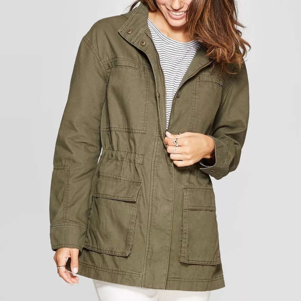 Target Universal Threads Army Green Utility Jacket New NWT Medium